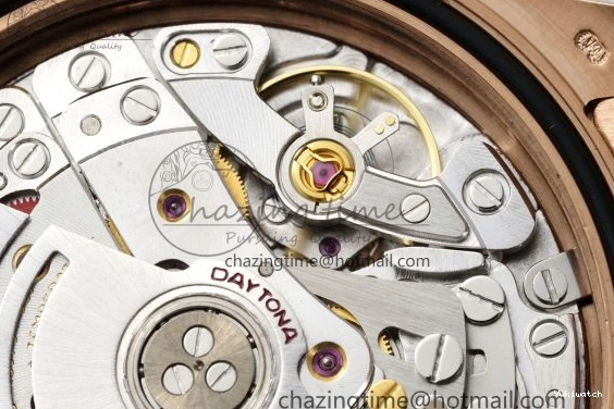 Dial SA4130 Best Edition QF Daytona on 116505 V2 Brown Bracelet RG 1:1 0324